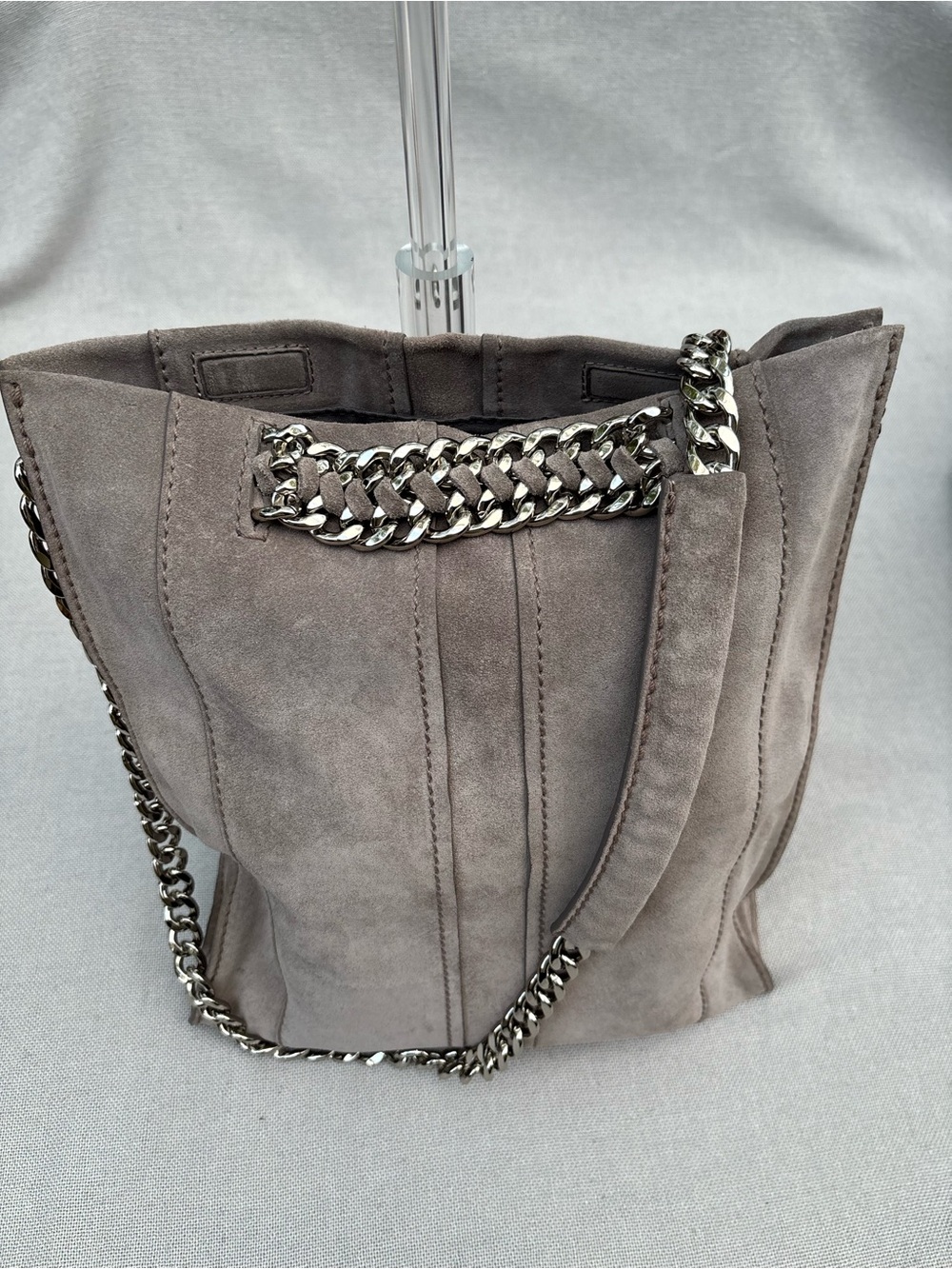 Ramy Brook Gray Chain Strap Tote Like New